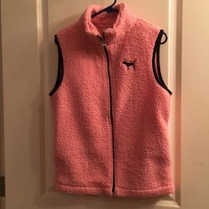 NWOT VS Pink Sherpa Vest